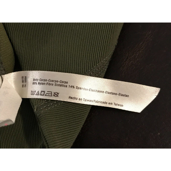 FP Movement High-Rise Lyla Flare Army Green Ribbed Yoga Pants - SMALL - Picture 9 of 10